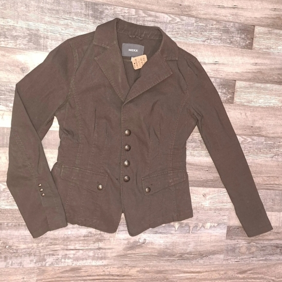 Mexx Jackets & Blazers - Mexx Women's Dark Brown Blazer